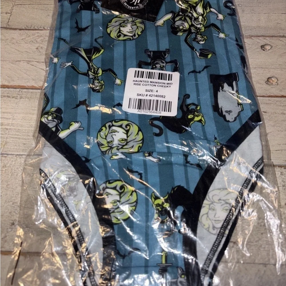 NWT TORRID Cheeky Pantie Sz 4X Blue Disney Haunted Mansion